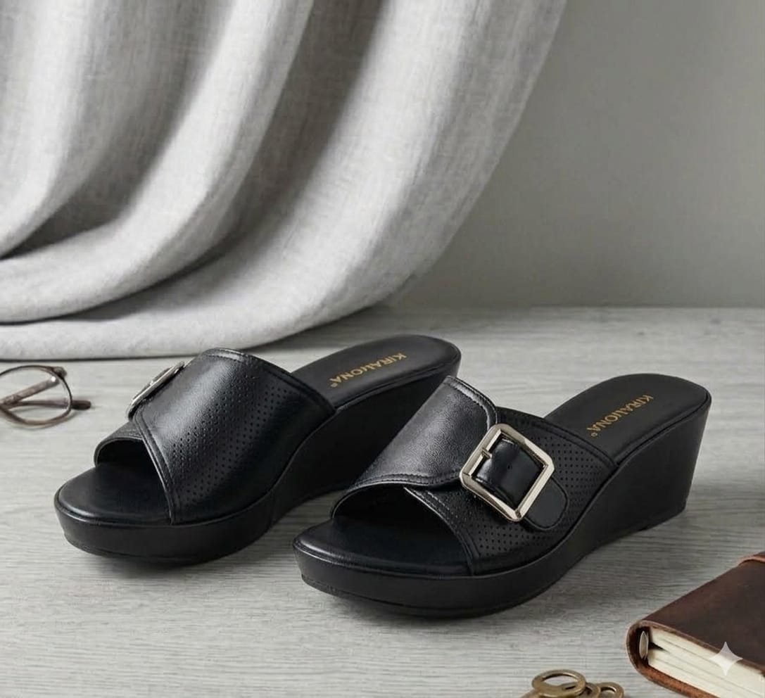 Celestia Comfort Wedge Slides - Image 7