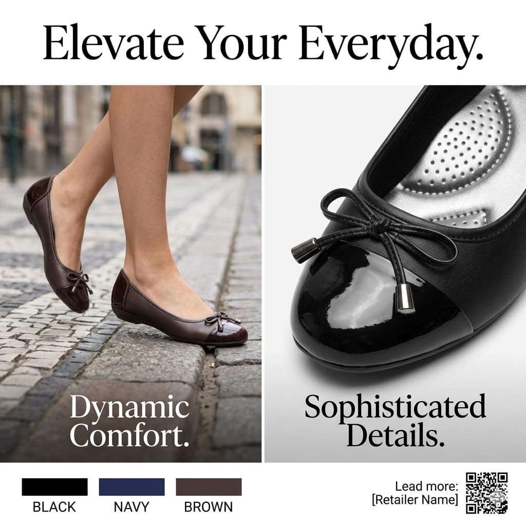 Bellevue Comfort Ballet Flats - Image 8